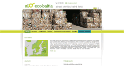 Desktop Screenshot of ekobaltija.lv